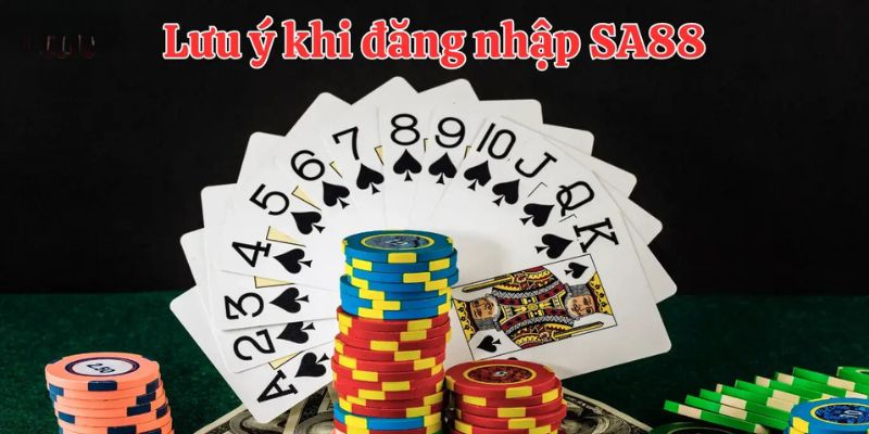 Những lưu ý khi đăng nhập SA88